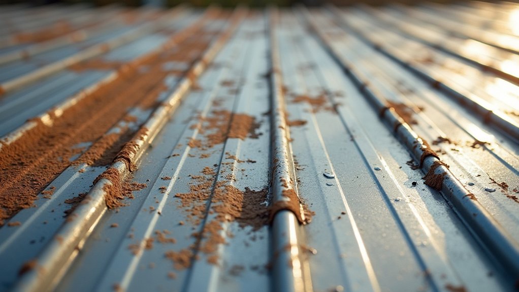 detect metal roof deterioration early