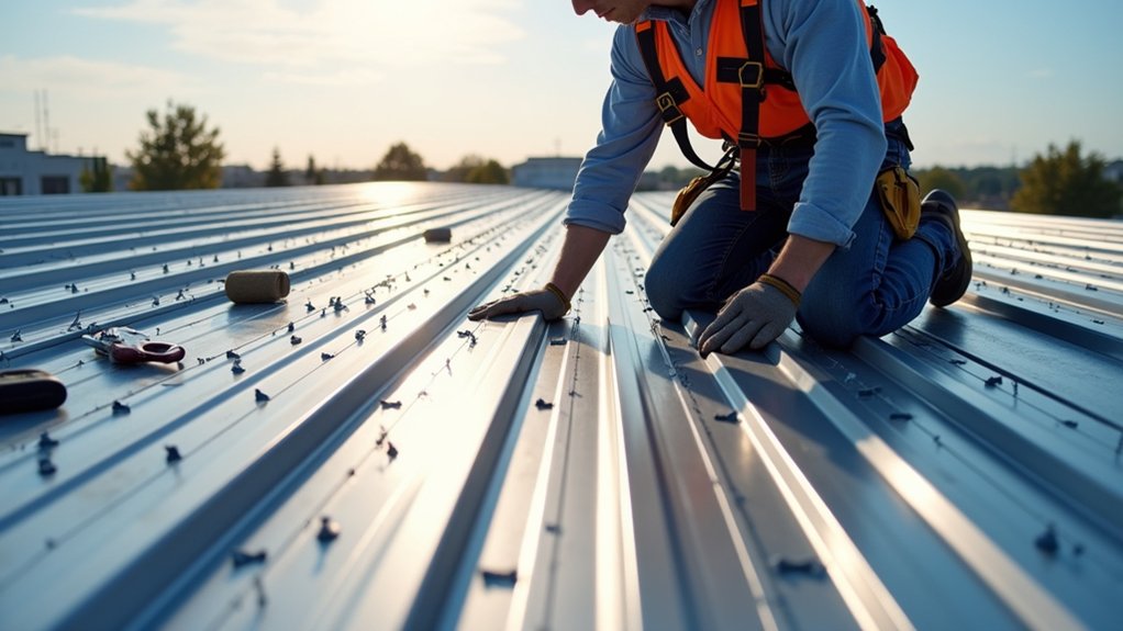 meticulous metal roof installation process