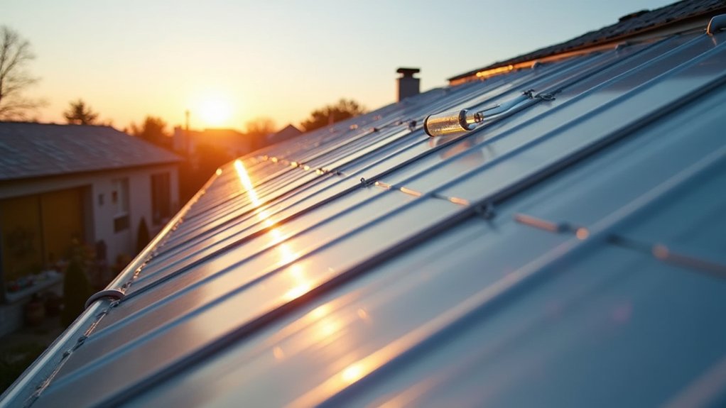 sustainable energy efficient recyclable metal roofing